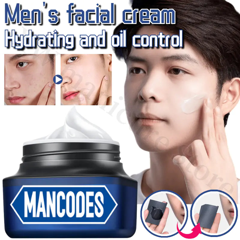 MANCODES Crema BB para Hombres | Cobertura Natural con Ácido Hialurónico 50g