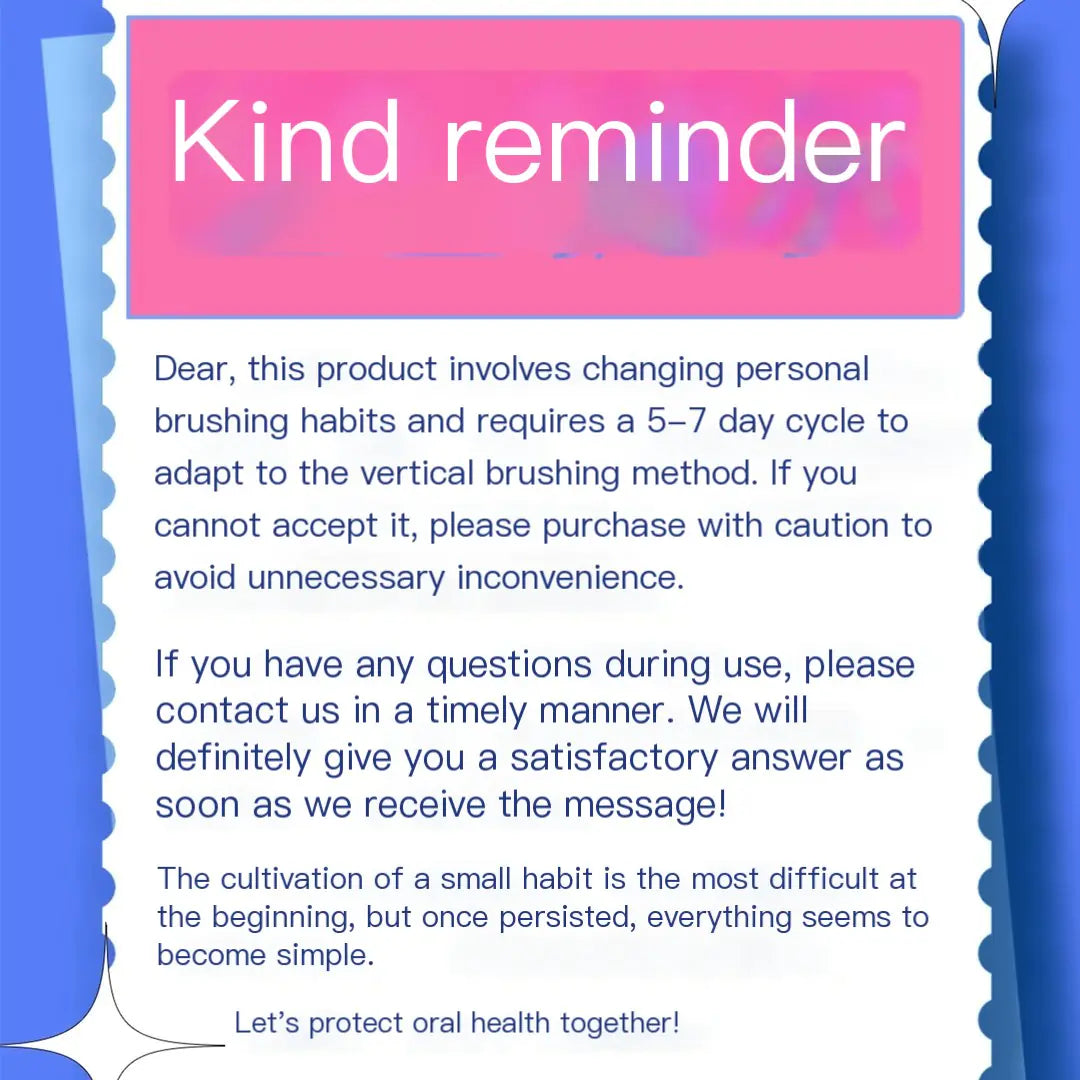 ⭐ Cepillo de Dientes MLK S-Shape | Diseño Vertical y Cerdas Suaves para una Limpieza Profunda